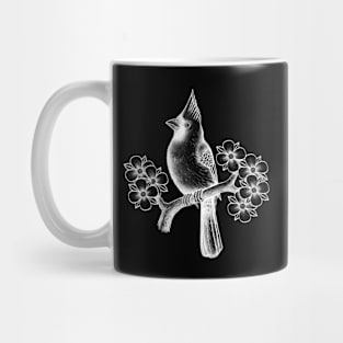 Red Cardinal dogwood flower North Carolina Virginia Mug